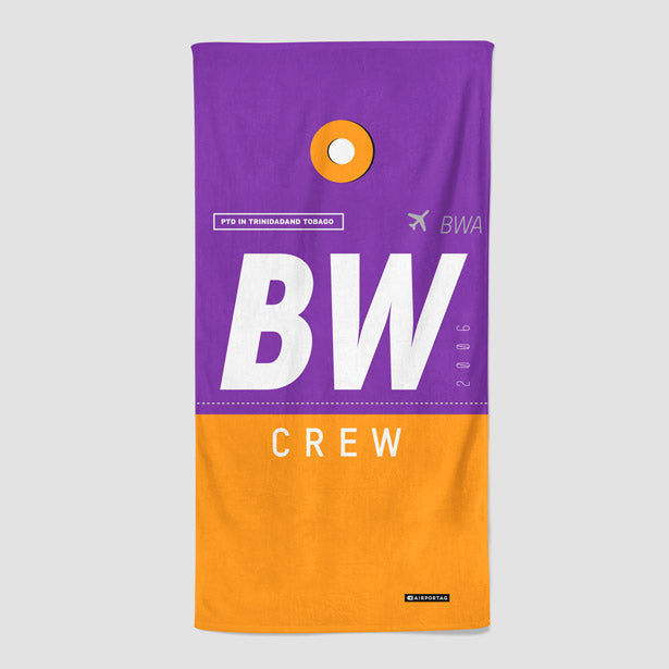 BW - Beach Towel - Airportag