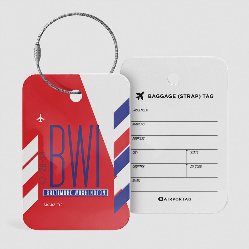 BWI - Étiquette de bagage