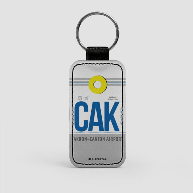 CAK - Leather Keychain - Airportag