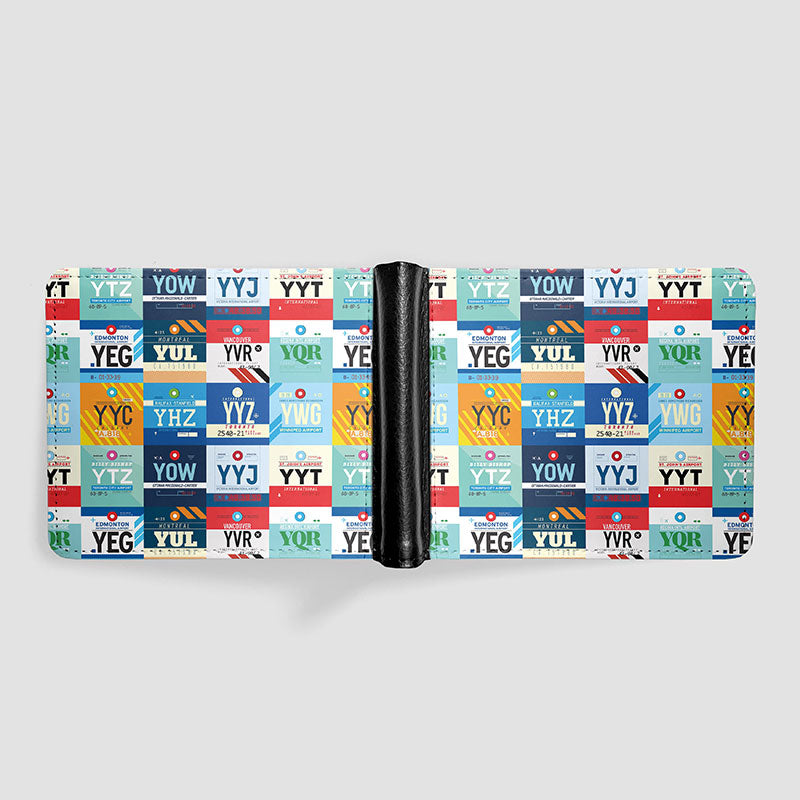 Canadian Airports - Men's Wallet