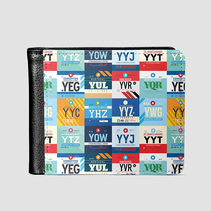 Canadian Airports - Men's Wallet