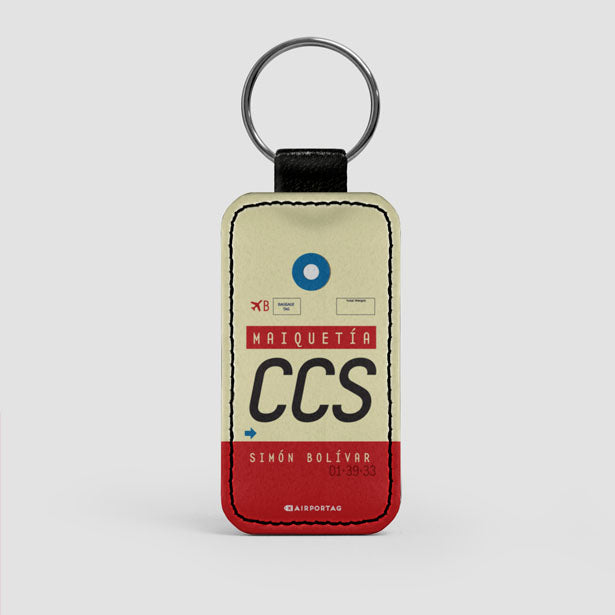 CCS - Leather Keychain - Airportag