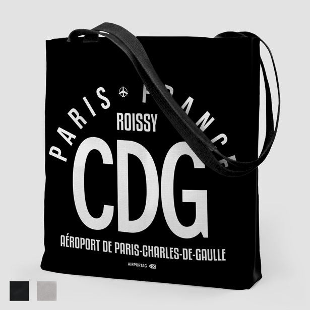 CDG Letters - Tote Bag - Airportag