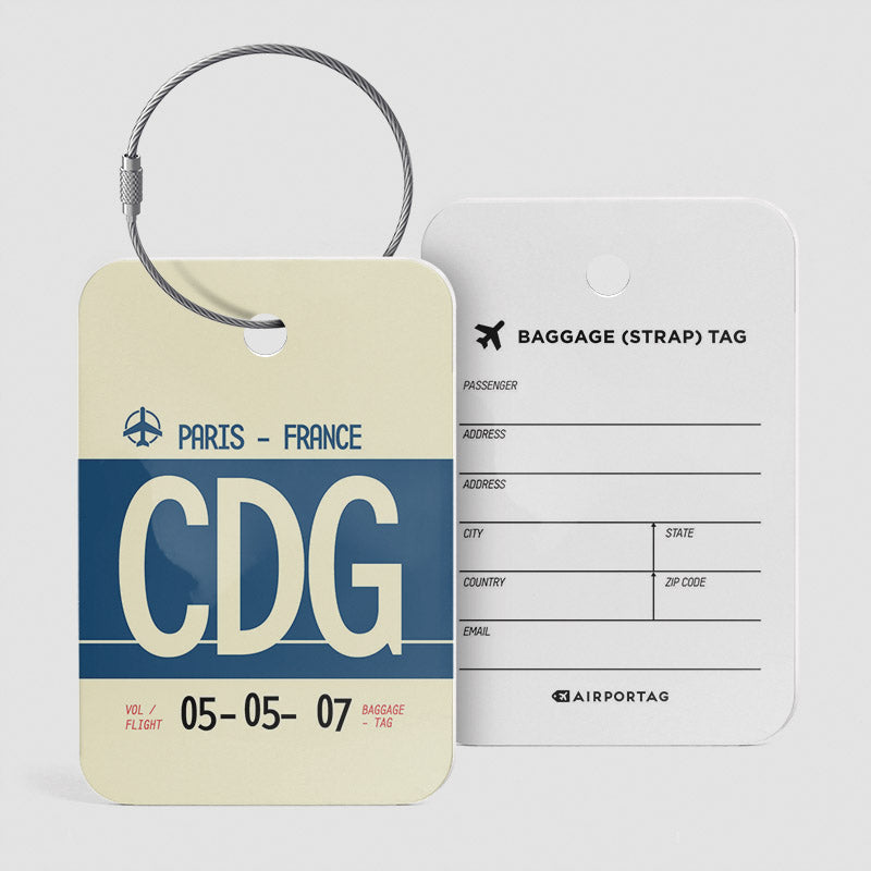 Airport Code Luggage Tag - IATA code SDF baggage tag