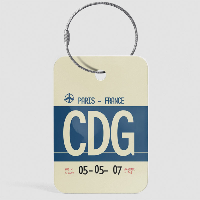 CDG - Luggage Tag