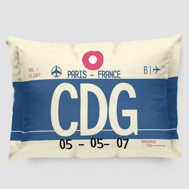 CDG - Pillow Sham - Airportag