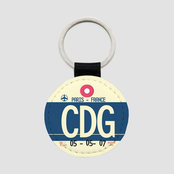 CDG - Round Keychain