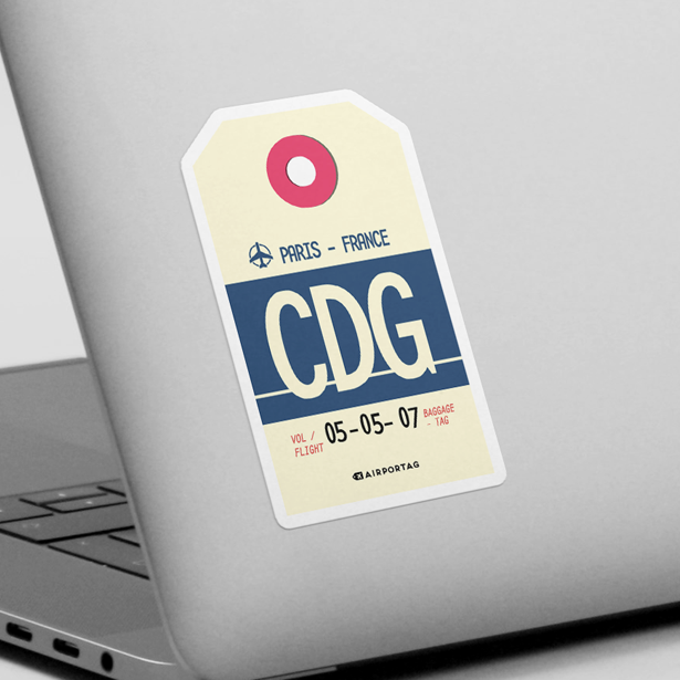 CDG - Sticker - Airportag