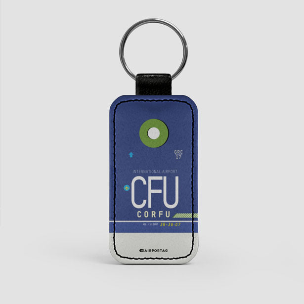 CFU - Leather Keychain - Airportag