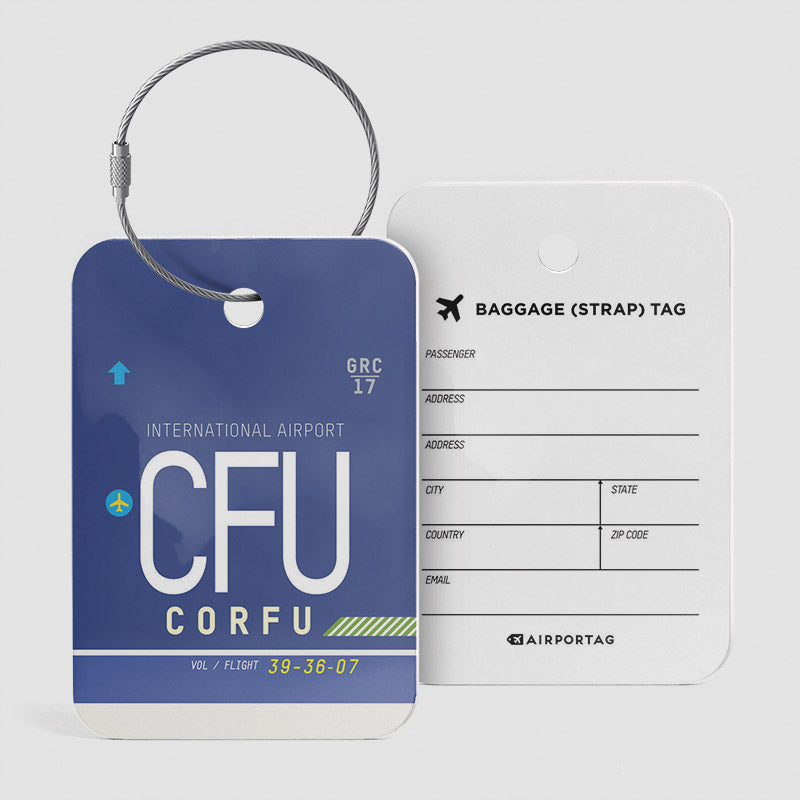 CFU - Étiquette de bagage