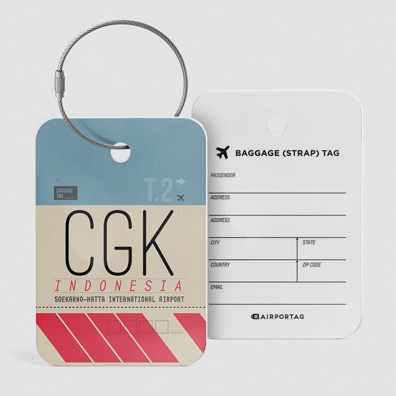 CGK - Étiquette de bagage
