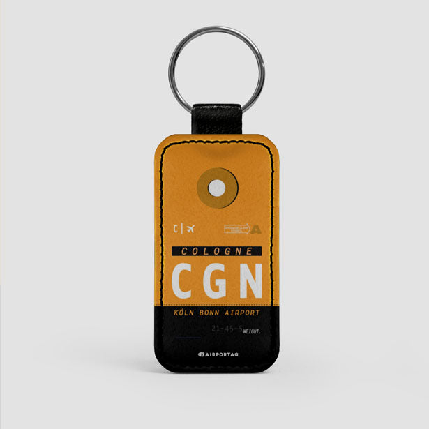 CGN - Leather Keychain - Airportag