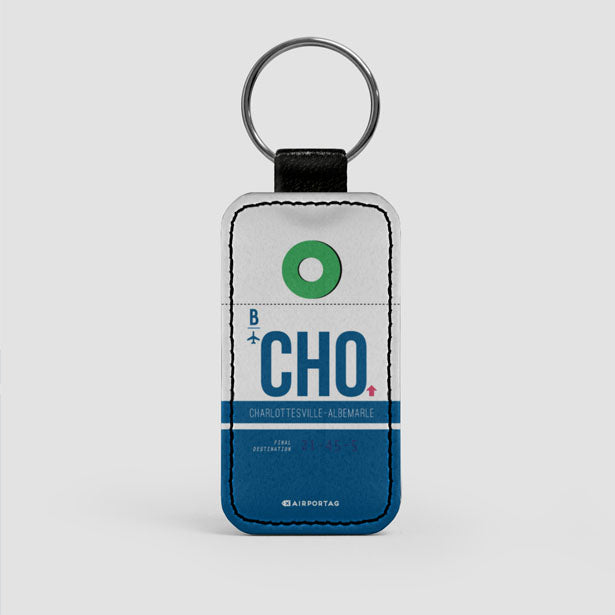 CHO - Leather Keychain - Airportag