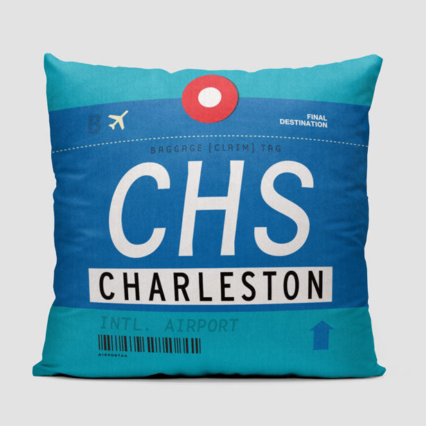 CHS - Throw Pillow - Airportag