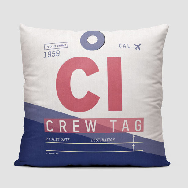 CI - Throw Pillow - Airportag