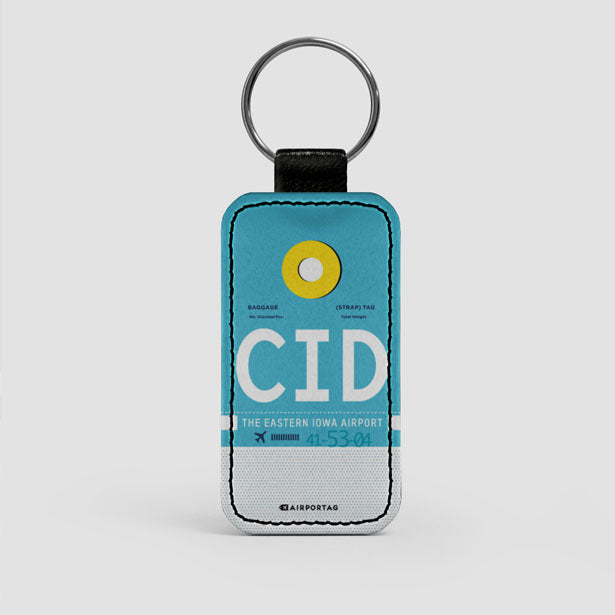 CID - Leather Keychain - Airportag