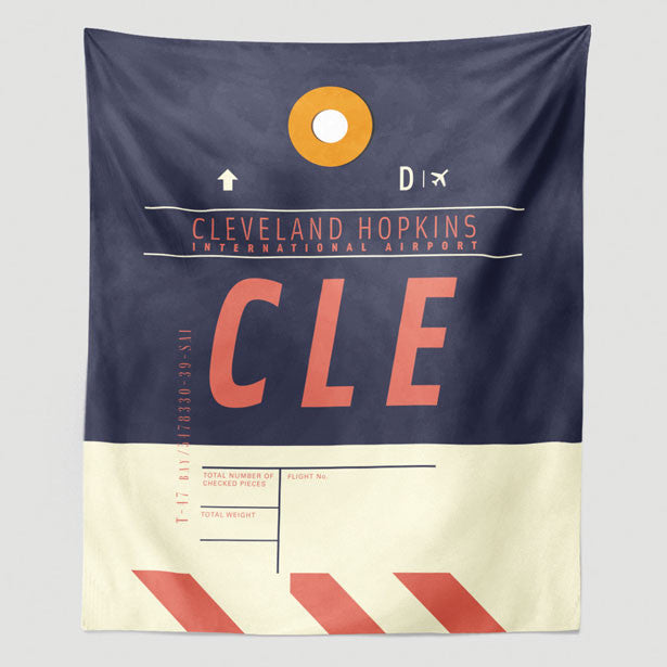 CLE - Wall Tapestry - Airportag
