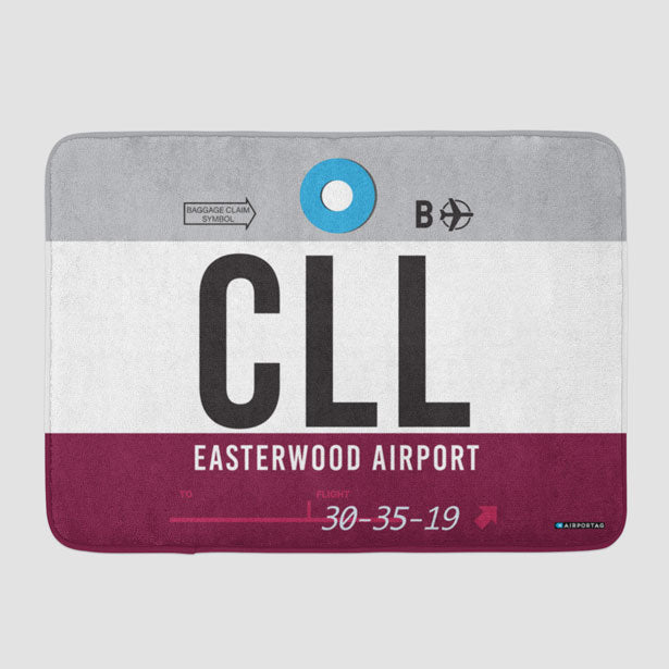 CLL - Bath Mat - Airportag