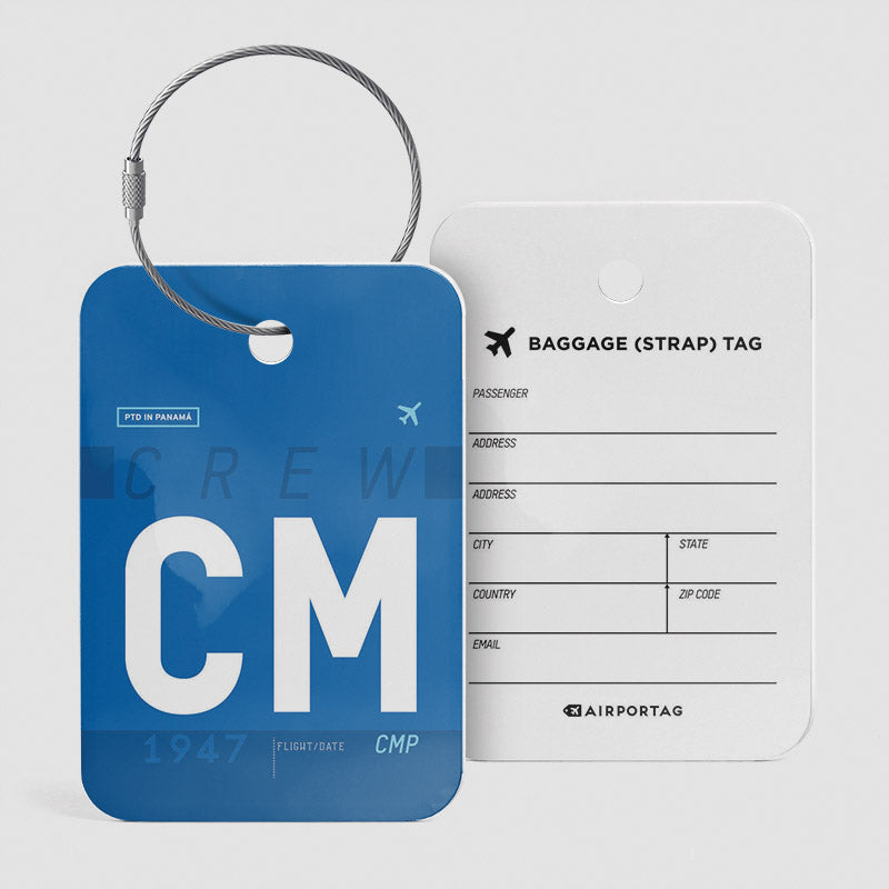 CM - Étiquette de bagage
