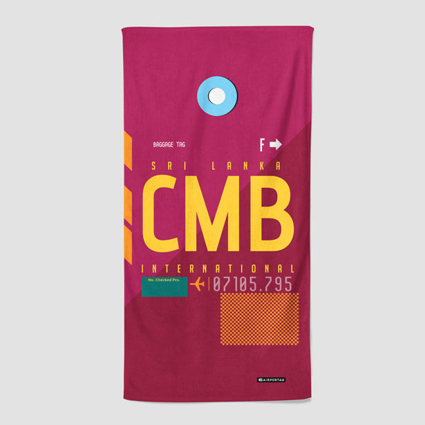 CMB - Beach Towel - Airportag