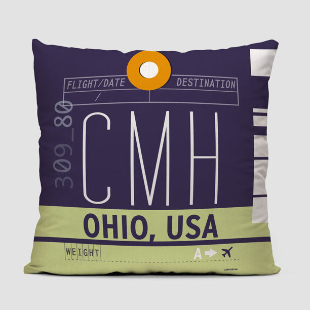 CMH - Throw Pillow - Airportag