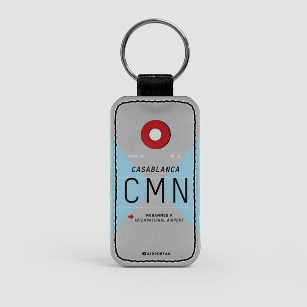 CMN - Leather Keychain - Airportag
