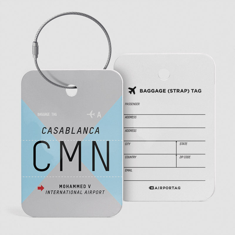 CMN - Étiquette de bagage