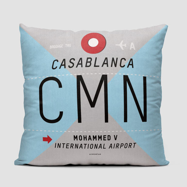 CMN - Throw Pillow - Airportag