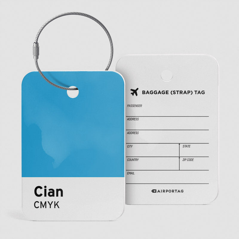 Cian CMYK - Luggage Tag