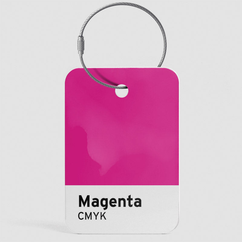 Magenta CMYK - Luggage Tag