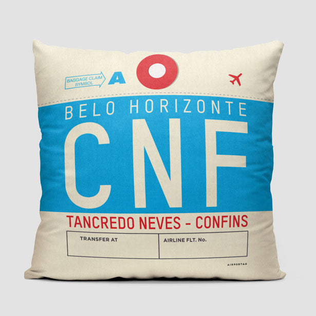 CNF - Throw Pillow - Airportag