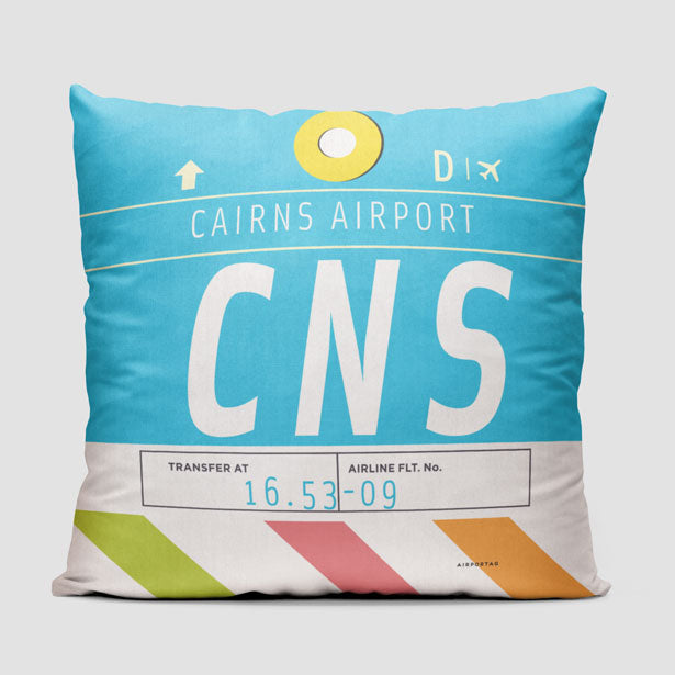 CNS - Throw Pillow - Airportag