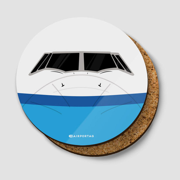 Boeing Cockpit Windows - Round Coaster - Airportag