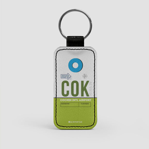 COK - Leather Keychain - Airportag