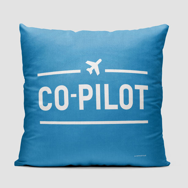 Copilot - Throw Pillow - Airportag