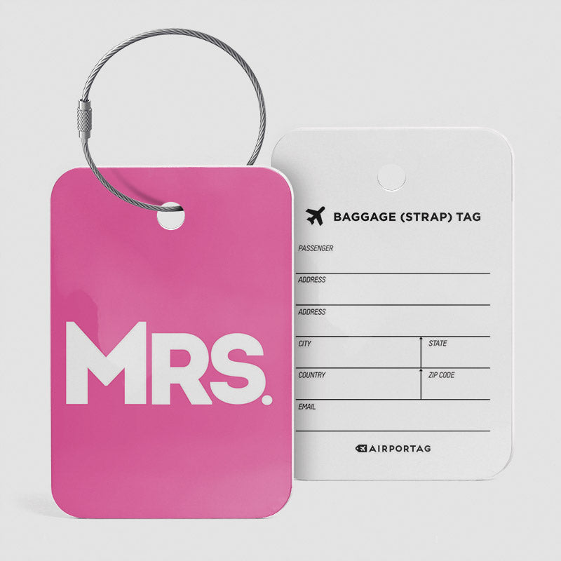Mrs - Luggage Tag