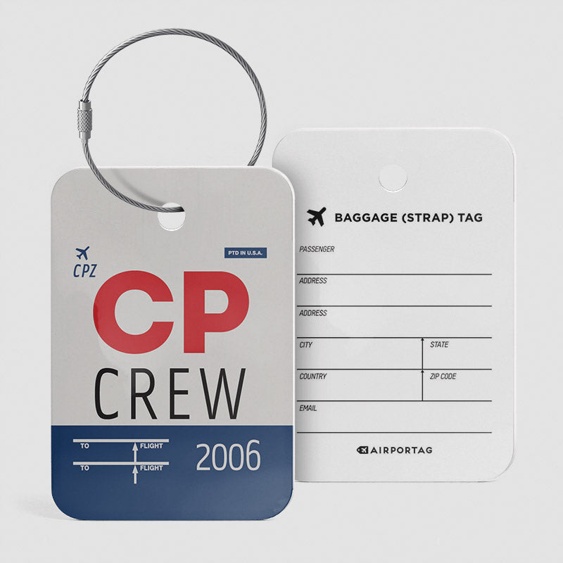 CP - Étiquette de bagage