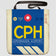 Tote Bag - CPH - Copenhagen Airport - IATA code CPH