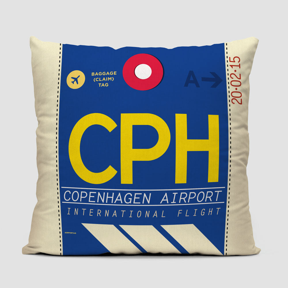 CPH - Throw Pillow - Airportag