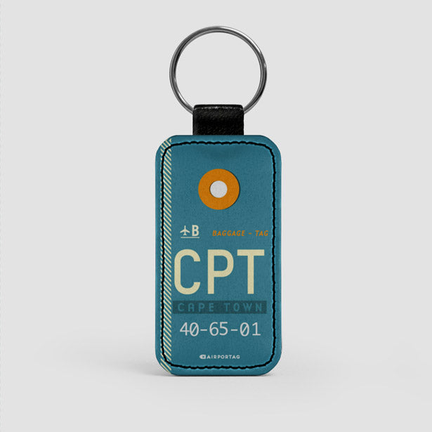 CPT - Leather Keychain - Airportag
