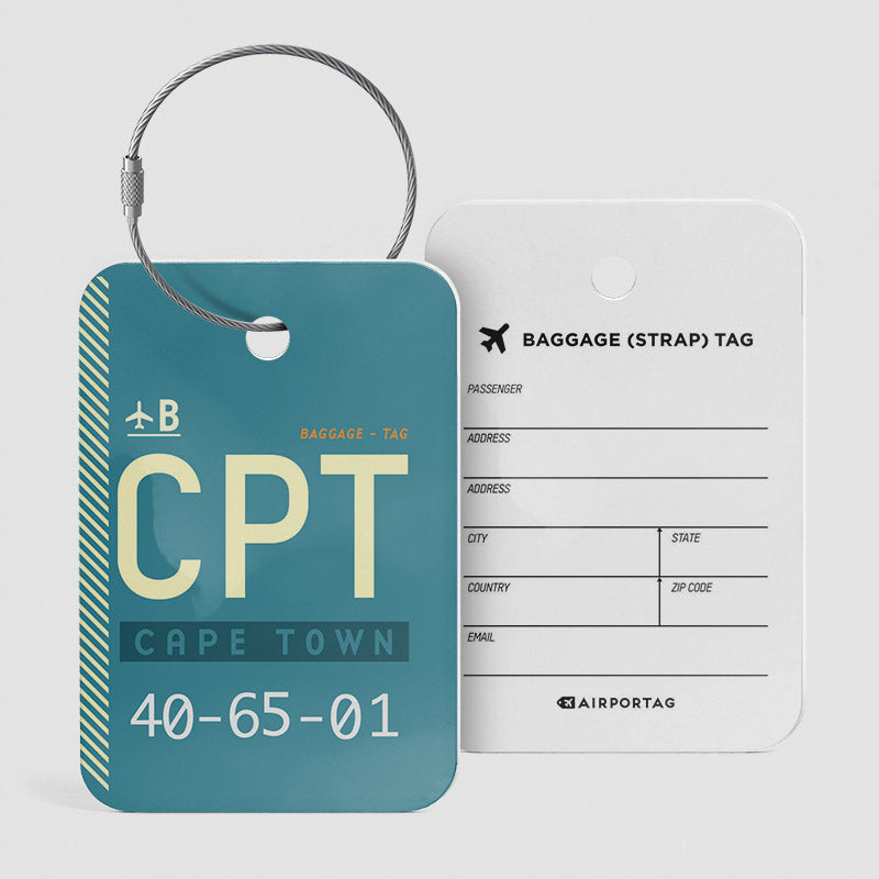 CPT - Étiquette de bagage