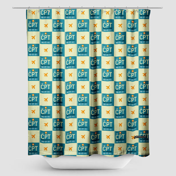 CPT - Shower Curtain - Airportag