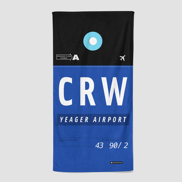 CRW - Beach Towel - Airportag