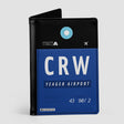 Passport Cover - Yeager Airport - West Virginia, US - IATA code CRW