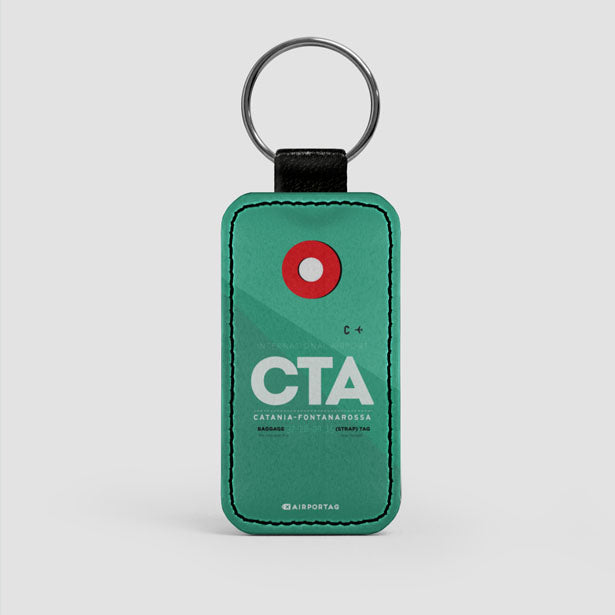 CTA - Leather Keychain - Airportag