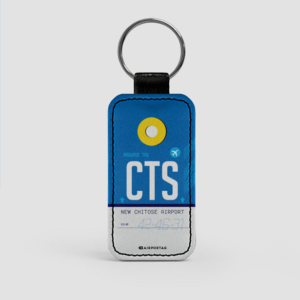 CTS - Leather Keychain - Airportag