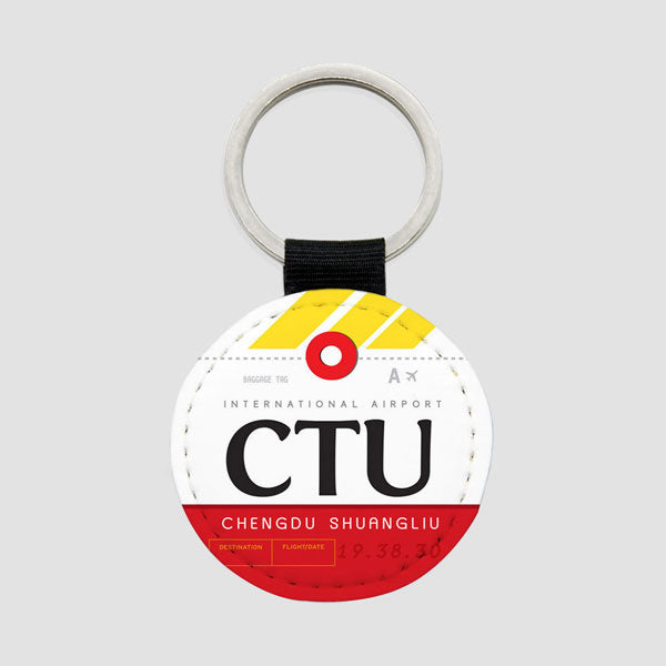 CTU - Round Keychain