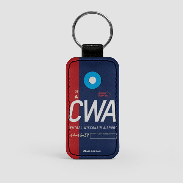 CWA - Leather Keychain - Airportag