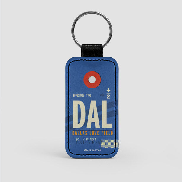 DAL - Leather Keychain - Airportag