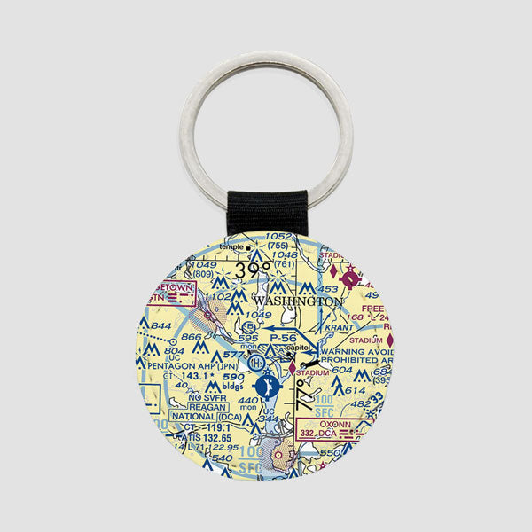 DCA Sectional - Round Keychain